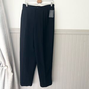 ⭐️ NEW Vintage Field Manor 100% Wool Black Women's Trousers Size 14